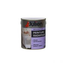 Peinture radiateur 120° Glycero blanc satiné 2.5 litres Julien