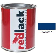 Peinture ral 5017 Mat multisupport 1L Redlack