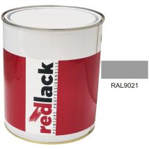 Peinture ral 9021 Satiné multisupport 3L Redlack