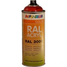 Peinture acryl duplicolor ral 400ml rouge feu