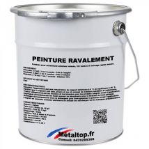 Peinture Ravalement - Pot 1 l - 9001 - Blanc crème Metaltop