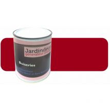 Peinture rouge de sécu pour meuble en bois brut 1 litre