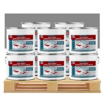 Peinture, résine d'étanchéité imperméabilisation terrasse circulable, balcon, sols extérieurs, béton, plusieurs coloris Procom 888888 10 x 10L
