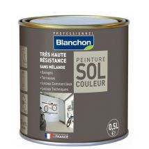 Blanchon - color pintura poliuretano para suelos 0.5L muy alta resistencia
