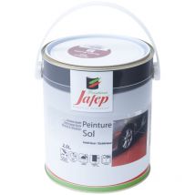 Peinture sol rouge rouille Jafep 2,5 L