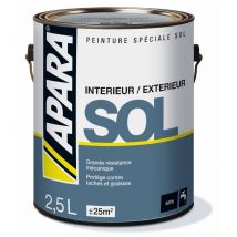 Peinture Sol Satin Apara ffffff 2.5 litres