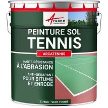 Peinture pour court de tennis béton poreux couleur ligne rénovation Anti dérapant salle de sport arcatennis - 3.75 kg (jusqu a 7.5 m² en 2 couches)