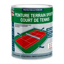 Peinture tennis, peinture terrain de sport, rénovation et protection de terrain sportif Procom ffffff 2.5 litres
