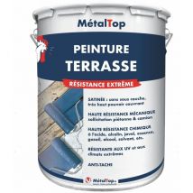 Peinture Terrasse - Pot 1 L - 1037 - Jaune soleil - Metaltop