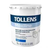 Tollens - Peinture professionnelle Maxiline Mat Choisissez votre teinte: Peinture Blanche - Conditionnement: 5 Litres