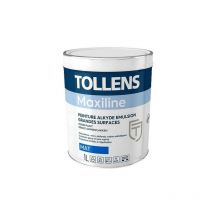 Tollens - Peinture professionnelle Maxiline Mat Choisissez votre teinte: Peinture Blanche - Conditionnement: 1 Litre