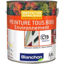 Pittura per tutti i legni Blanchon Environnement 2,5L bianco segnale