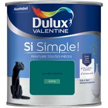 Peinture toutes pièces Dulux Valentine Si Simple Satin Le Vert canard 0,5 l