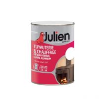 Peinture Tuyauterie Et Chauffage Brillante Blanc 0.25 litre Julien