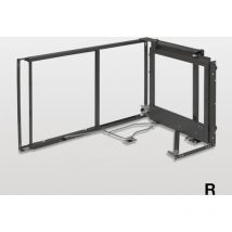 Eckauszug Magic Corner Standard kb 900 mm rechts Anthrazit - Peka