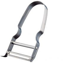 Pelador basculante inoxidable 11x5,5 cm , Pelador con basculante inoxidable 11 x 5,5 cmPerfecto para pelar sus frutas y verdurasFácil