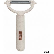Quttin - Pelador de fruta y verdura bio oscilante 13 cm (24 unidades)
