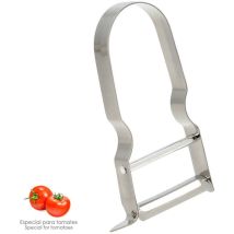 Plucheur de tomates en acier inoxydable 6,7 x 11 cm.