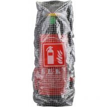 Película de malla protectora textil para extintor