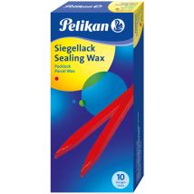 Ceralacca Rosso 10 pz – Pelikan – Elegante per sigillare lettere e documenti – Scatola