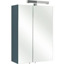Pelipal - 311 Magonza Armadietto A Specchio Rio, Legno, Antracite Lucido, Breite 50 Cm, Höhe 70 Cm
