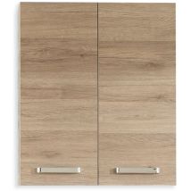 313 Offenbach - Armadietto Da Parete In Legno, Riproduzione In Rovere San Remo, 60 X 70 X 20 Cm - Pelipal