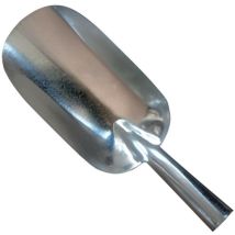 Pelle à cendre, Ramasse poussière en Zinc coloris Gris - 19 x 10,5 cm