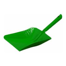 Pelle à neige – Pelle métallique laquée vert – Largeur 23,5 cm – MILBOX