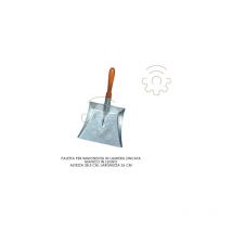 Paletta per immondizia lamiera zincata 38,5 x 26 cm manico in legno