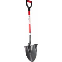 Venteo - Rootslayer Pelle À Rebords - Pelle Ultra Pointu Pour Tous Types De Sols - Lames En Acier Carbone - Noir/rouge