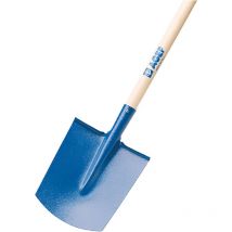 Agef - Pelle de jardin carre'e beche/beche en me'tal texture' avec manche en hetre 120cm
