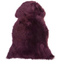 Pelle di pecora in colore viola 65 x 110 cm Uluru