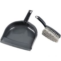 Pelle et balayette anthracite