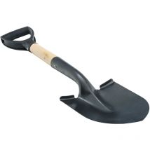 Pelle métallique avec manche en bois