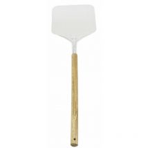 Kukoo - Pelle à Pizza de 22 cm x 83 cm en Aluminium et Bois - Parfait pour fours professionels, Quiches, Boulangerie, Pizza, 220 mm de Diamètre