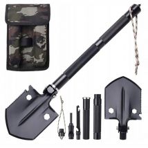 Pelle PLIABLE, survie militaire, scie essentielle TACTIQUE, 16 en 1, 50 cm
