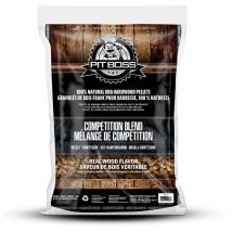 Pitboss - Sac de pellets alimentaire 9 kg granulés pour barbecue Mélange Compétition pit boss