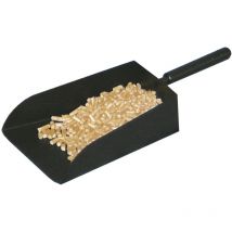 Pelletsschaufel Schaufel schwarz beschichtet- Länge 35,5cm