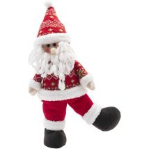 Peluche décorative Papa Noël 50cm