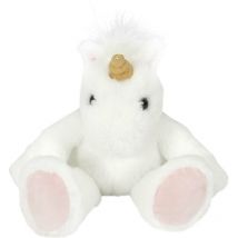 Peluche en polyester 30 cm Licorne