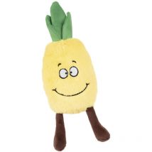 Peluche fruity Ananas jaunes 30 cm pour chien Flamingo