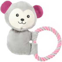Peluche maxou corde 18 cm jouet pour chiots Zolux