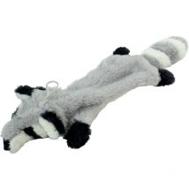 Peluche raton laveur écrasé : 45 cm