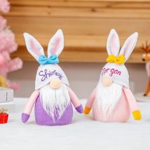Peluche vieux monsieur sans visage de Pâques, accessoires en peluche, décoration de poupée de chiffon de chambre à coucher, décoration de poupée en