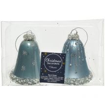 Pendaglio 2 Campane Azzurrourro D6,5 H8