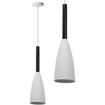 REA - Pendant Lamp toolight APP151-1CP letiz White/BlackE 10x28-36cm E27 - white