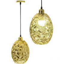 Pendant Lamp Toolight APP565-1CP Glamour Gold 1-light point E27 20x20x30-90cm
