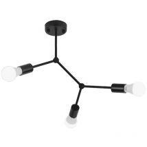 Toolight - Pendant Lamp APP736-3C Black 3-light points E27 40x40x45cm