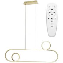 Pendant LED Lamp TOOLIGHT APP809-CP Gold + remote control 1-light point 40W 34,5x90x106cm