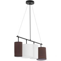 Uniprodo - Pendant Light - 4 light sources - fabric shades Hanging lamp Pendant lamp